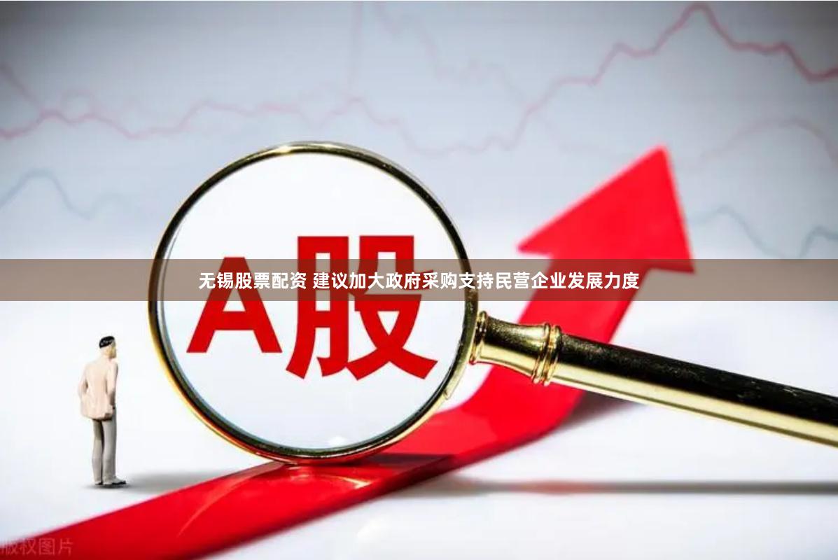 无锡股票配资 建议加大政府采购支持民营企业发展力度