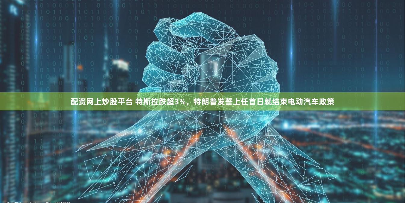 配资网上炒股平台 特斯拉跌超3%，特朗普发誓上任首日就结束电动汽车政策